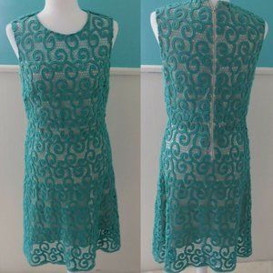 Elie Tahari Lolly dress, size 6 (teal)